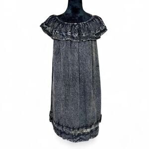 Be Beach Black Off Shoulder Dress – Whimsygoth Ruffle XL